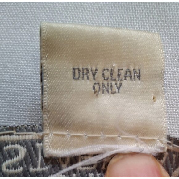 Sandy Starkman Vintage Black Wool Blend Jacket With Embroidered Square Patterns - Picture 5 of 5